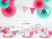 Picture of FIRST BIRTHDAY PAPER GARLAND PINK & MINT 1.35 METRES